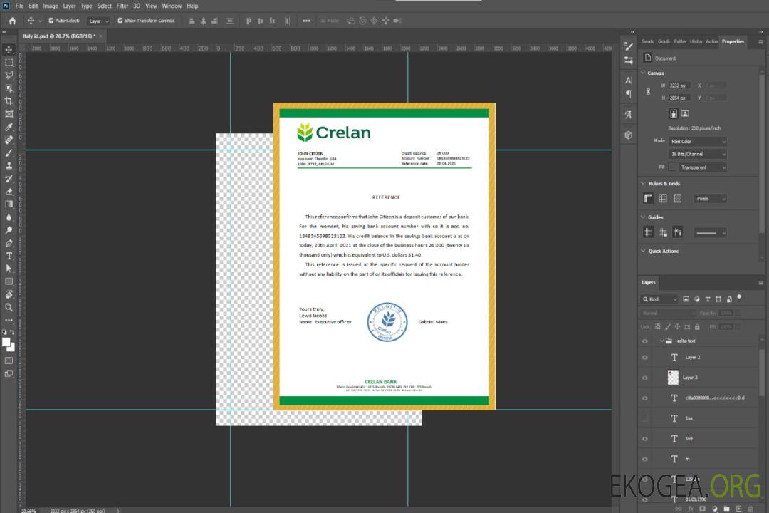 Belgique , Crelan , reference template Belgique , Crelan , reference template